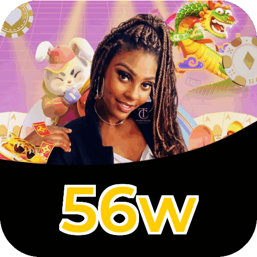 Catálogo slots 56w mostrando top jogos Gates Olympus Sweet Bonanza Fortune Tiger Big Bass volatilidade RTP